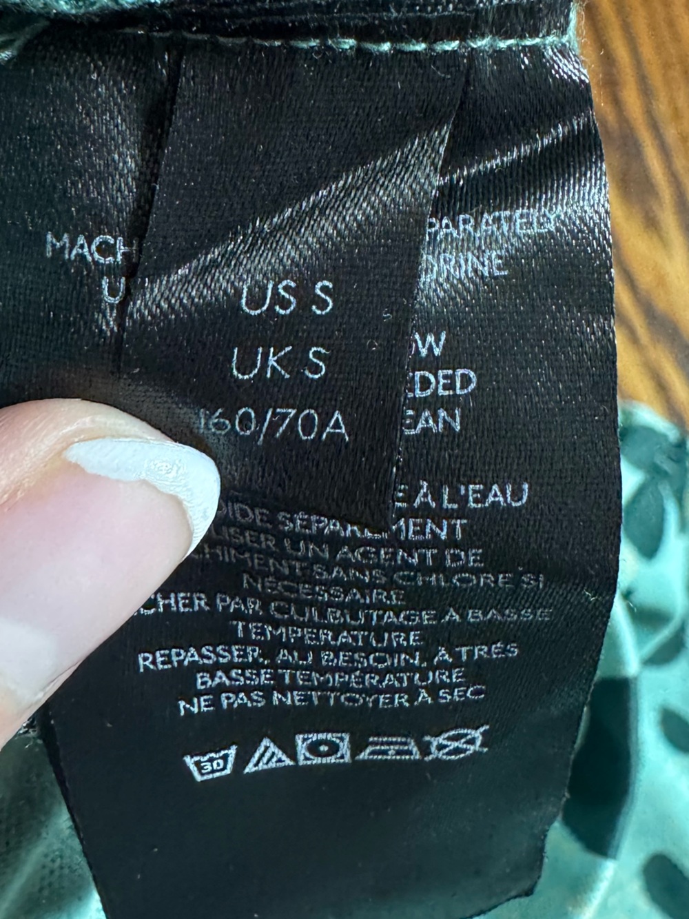 Urban Outfitters Y2K Inspired Floral Flare Pants Aqua Blue Green Size S - Picture 13 of 14